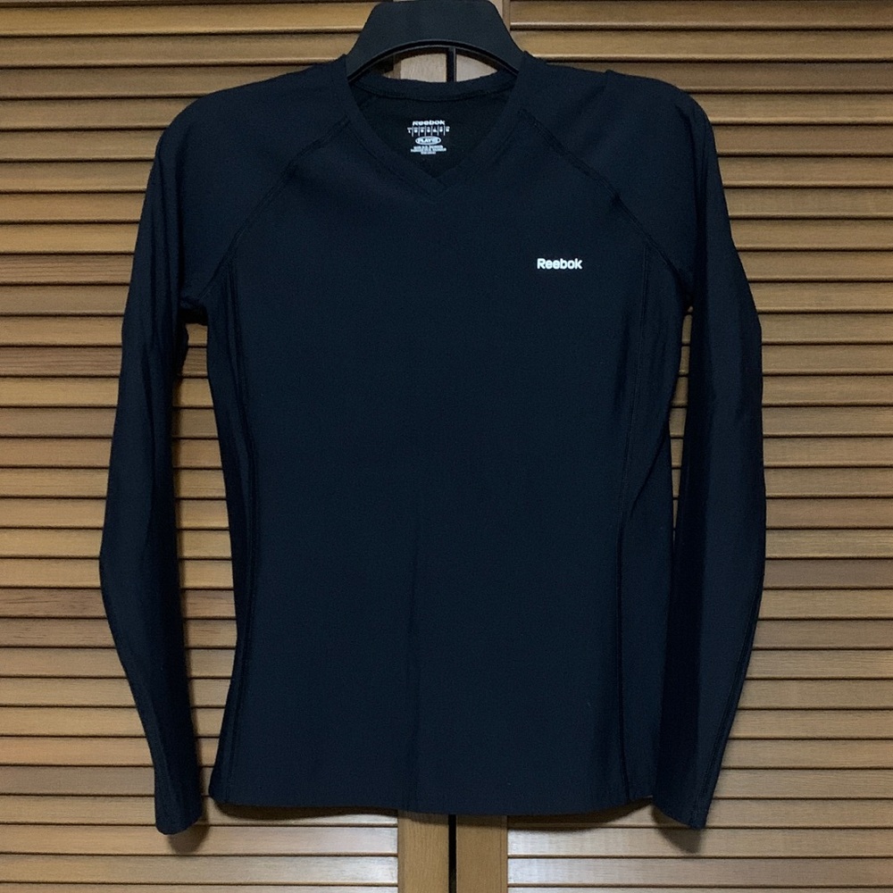 Reebok Black Athletic Long Sleeve Shirt M